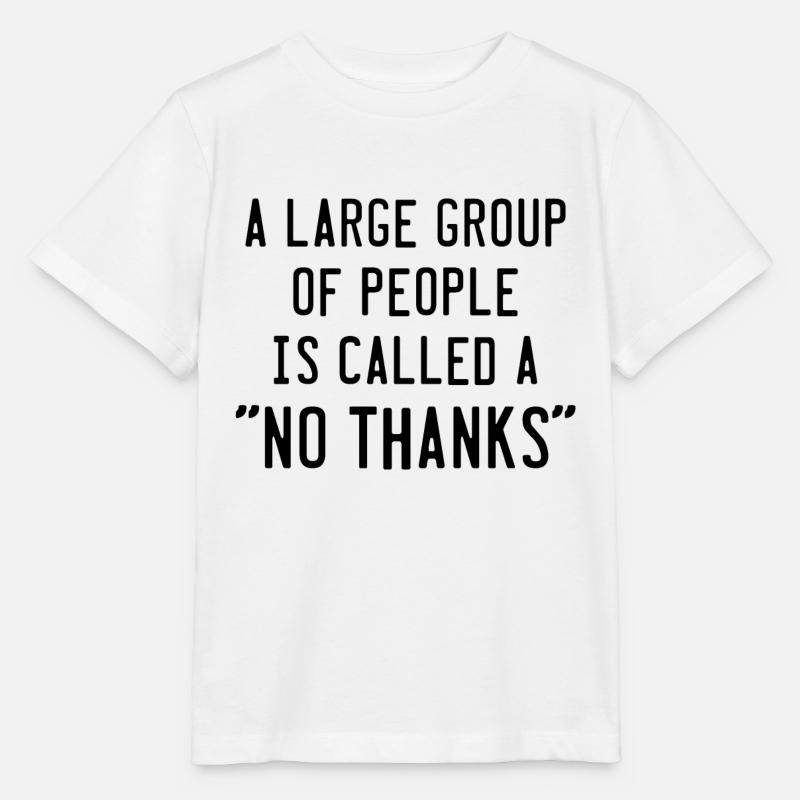 Eine große Gruppe von Menschen wird als Nein Danke bezeichnet - Stanley/Stella Kinder T-Shirt MINI CREATOR  - Weiß