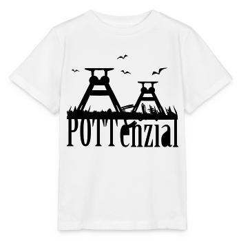 Echt Pottenzial - Stanley/Stella Kinder T-Shirt MINI CREATOR  - Weiß - Vorne - Maike (125cm)