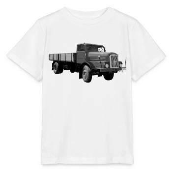 H6 Lkw IFA Werdau DDR Oldtimer Ostalgie - Stanley/Stella Kinder T-Shirt MINI CREATOR  - Weiß - Vorne - Maike (125cm)