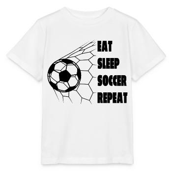 Fußballmannschaft Fußballdesign Fußballspieler - Stanley/Stella Kinder T-Shirt MINI CREATOR  - Weiß - Vorne - Maike (125cm)