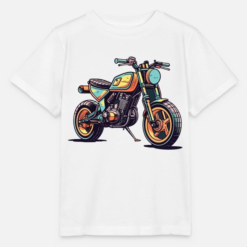 Moto - T-shirt bio MINI CREATOR Stanley/Stella Enfant - blanc