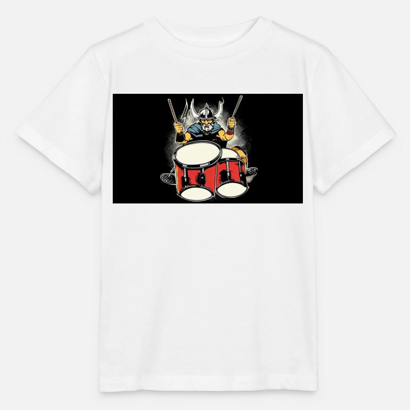 Wikinger-Batterie - Stanley/Stella Kinder T-Shirt MINI CREATOR  - Weiß