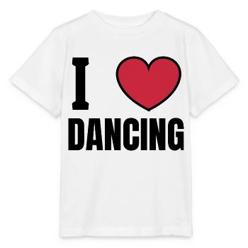 Dancing Dance Music - Stanley/Stella MINI CREATOR Kids’ T-Shirt - white - Front - Maike (125cm)
