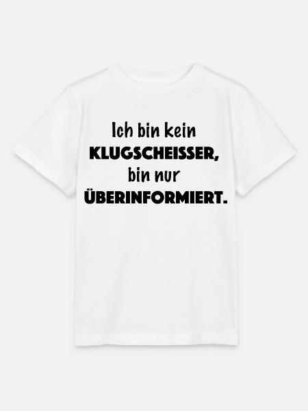 Ich bin kein Klugscheißer - Stanley/Stella Kinder T-Shirt MINI CREATOR - Weiß
