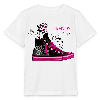Des baskets stylées et tendance - T-shirt bio MINI CREATOR Stanley/Stella Enfant - blanc - Devant - Maike (125cm)