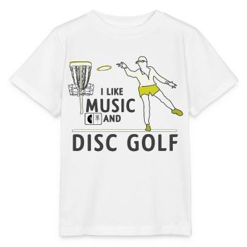 Sound und Discgolf - Stanley/Stella Kinder T-Shirt MINI CREATOR  - Weiß - Vorne - Maike (125cm)