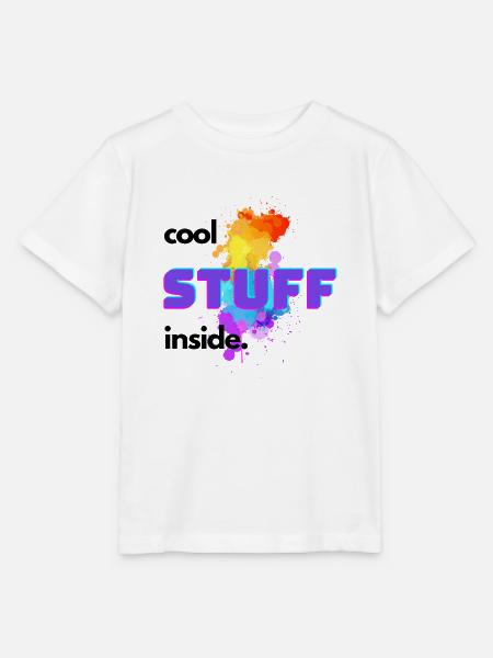 Cool stuff inside - Stanley/Stella Kinder T-Shirt MINI CREATOR - Weiß