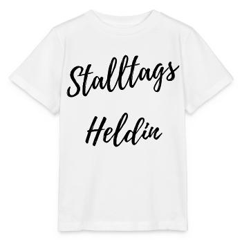 Stalltags Heldin - Stanley/Stella Kinder T-Shirt MINI CREATOR  - Weiß - Vorne - Maike (125cm)