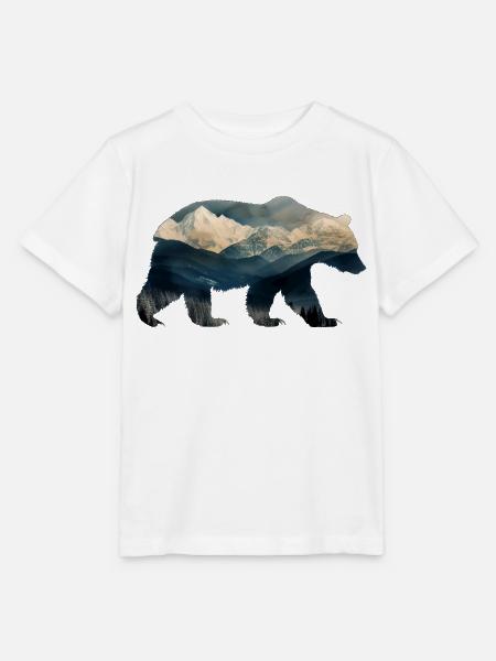 Bergbär - Stanley/Stella Kinder T-Shirt MINI CREATOR - Weiß
