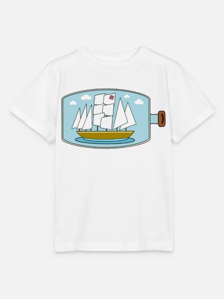 Buddelschiff - Stanley/Stella Kinder T-Shirt MINI CREATOR - Weiß
