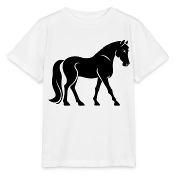 Horse - Stanley/Stella MINI CREATOR Kids’ T-Shirt - white - Front - Maike (125cm)