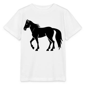 Horse - Stanley/Stella MINI CREATOR Kids’ T-Shirt - white - Front - Maike (125cm)