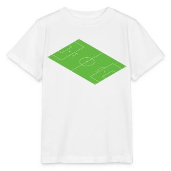 Terrain de football terrain de football vert - T-shirt bio MINI CREATOR Stanley/Stella Enfant - blanc - Devant - Maike (125cm)
