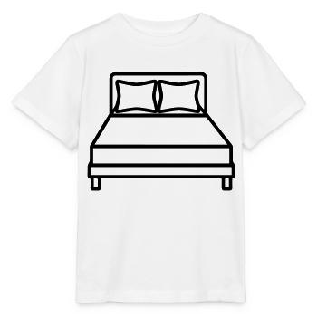 lit - T-shirt bio MINI CREATOR Stanley/Stella Enfant - blanc - Devant - Maike (125cm)