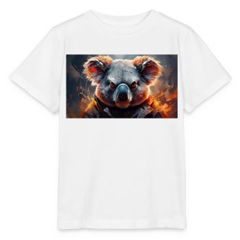 Animaux mignons - Koala - T-shirt bio MINI CREATOR Stanley/Stella Enfant - blanc - Devant - Maike (125cm)