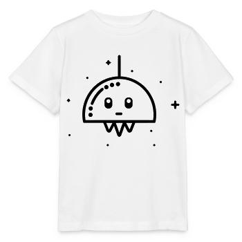 fliegende Untertasse - Stanley/Stella Kinder T-Shirt MINI CREATOR  - Weiß - Vorne - Maike (125cm)