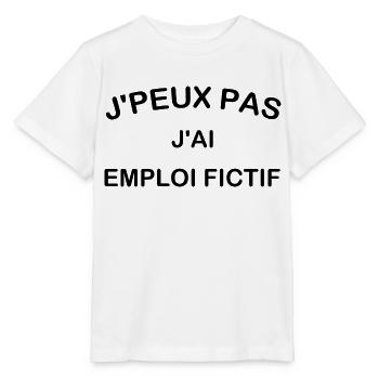 Ich kann nicht, ich habe einen fiktiven Job - Stanley/Stella Kinder T-Shirt MINI CREATOR  - Weiß - Vorne - Maike (125cm)