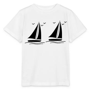 segelboote - Stanley/Stella Kinder T-Shirt MINI CREATOR  - Weiß - Vorne - Maike (125cm)