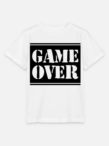 Game Over - Stanley/Stella Kinder T-Shirt MINI CREATOR  - Weiß