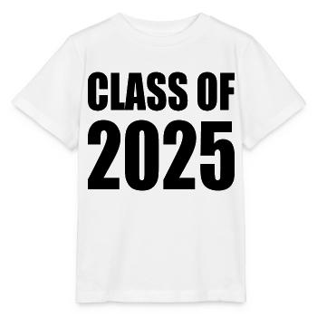 Class of 2025 - Stanley/Stella Kinder T-Shirt MINI CREATOR  - Weiß - Vorne - Maike (125cm)