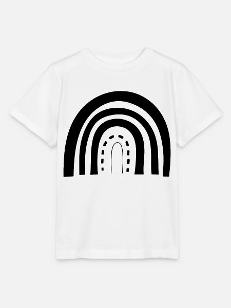 Regenbogen - Stanley/Stella Kinder T-Shirt MINI CREATOR - Weiß