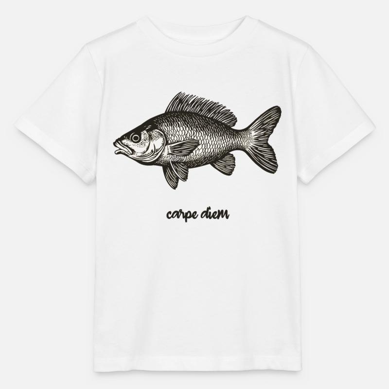 Carpe Diem - T-shirt bio MINI CREATOR Stanley/Stella Enfant - blanc