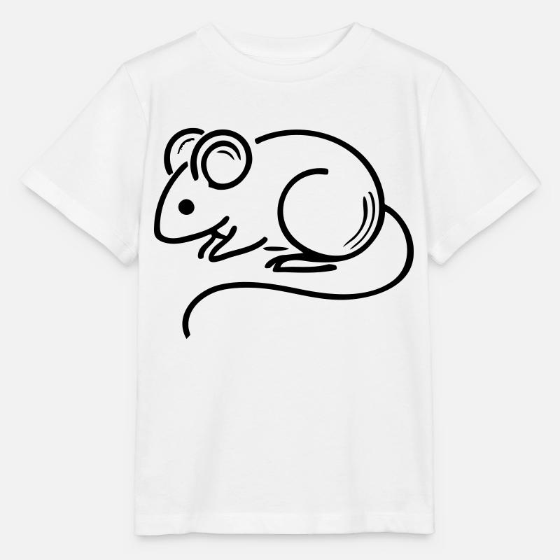 Maus - Stanley/Stella Kinder T-Shirt MINI CREATOR  - Weiß