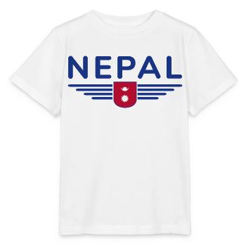 Nepal Design – Himalaya Abenteuer - Stanley/Stella Kinder T-Shirt MINI CREATOR  - Weiß - Vorne - Maike (125cm)