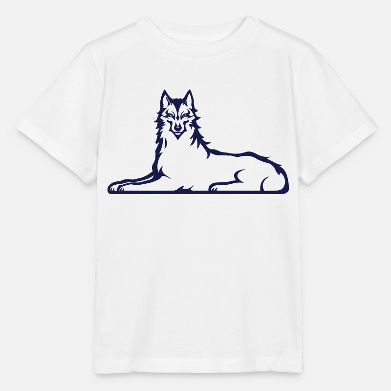 Chechen Wolf 2025 edition - Stanley/Stella MINI CREATOR Kids’ T-Shirt - white