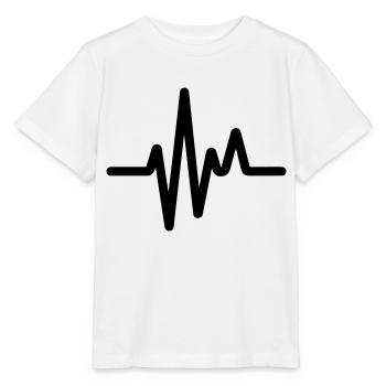 Puls, Herzschlag - Stanley/Stella Kinder T-Shirt MINI CREATOR  - Weiß - Vorne - Maike (125cm)