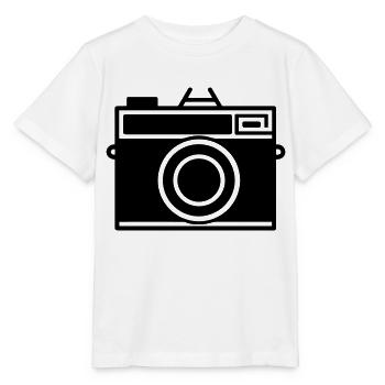 Kamera - Stanley/Stella Kinder T-Shirt MINI CREATOR  - Weiß - Vorne - Maike (125cm)
