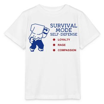Mode Survie Autodéfense - T-shirt bio MINI CREATOR Stanley/Stella Enfant - blanc - Devant - Maike (125cm)
