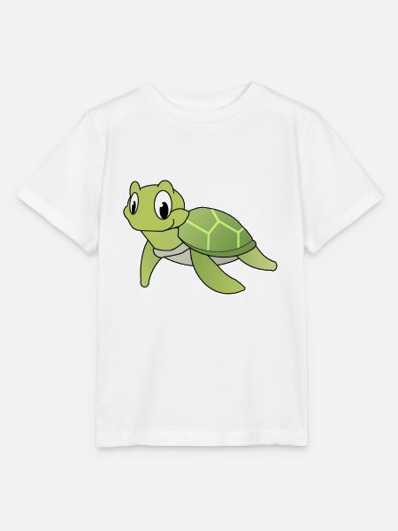 Schildkröte - Stanley/Stella Kinder T-Shirt MINI CREATOR  - Weiß