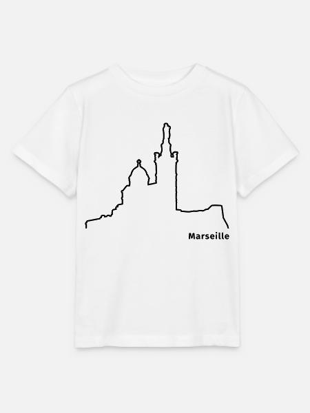 Marseille - T-shirt bio MINI CREATOR Stanley/Stella Enfant - blanc