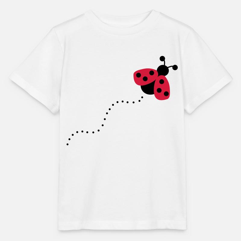 Marienkäfer - Stanley/Stella Kinder T-Shirt MINI CREATOR  - Weiß