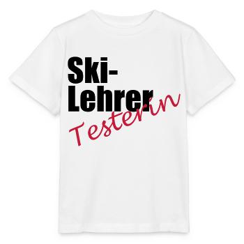 Ski instructor tester - Stanley/Stella MINI CREATOR Kids’ T-Shirt - white - Front - Maike (125cm)