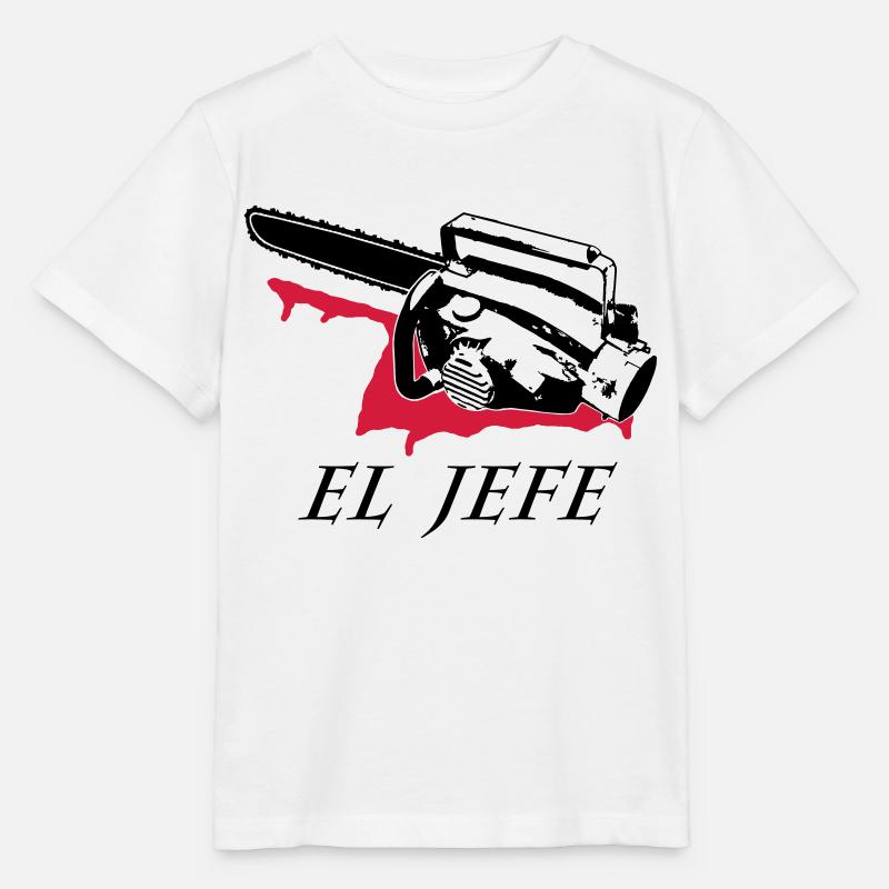 el jefe - T-shirt bio MINI CREATOR Stanley/Stella Enfant - blanc