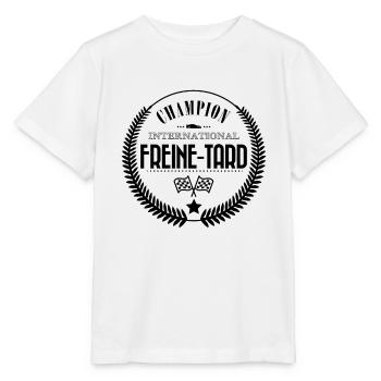 Champion international du freine-tard - T-shirt bio MINI CREATOR Stanley/Stella Enfant - blanc - Devant - Maike (125cm)