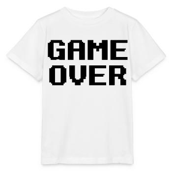 Game Over - T-shirt bio MINI CREATOR Stanley/Stella Enfant - blanc - Devant - Maike (125cm)
