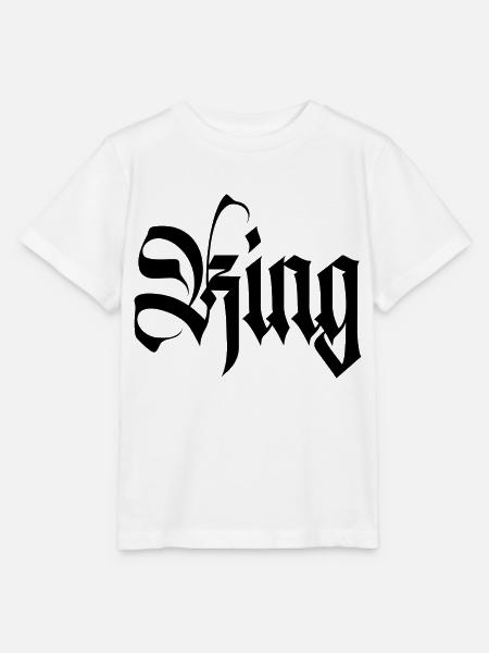 KING and Queen - Stanley/Stella Kinder T-Shirt MINI CREATOR  - Weiß