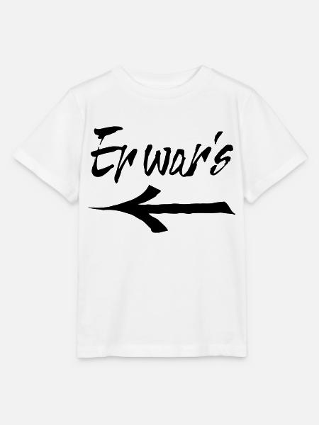 er wars - Stanley/Stella Kinder T-Shirt MINI CREATOR  - Weiß