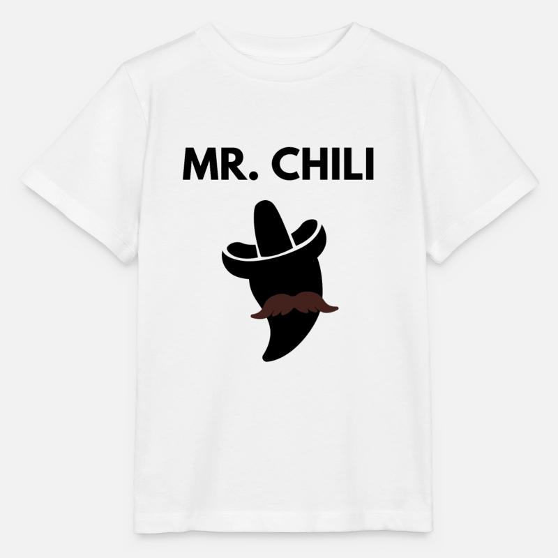 M. Chili - T-shirt bio MINI CREATOR Stanley/Stella Enfant - blanc