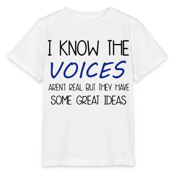 Voices - Stanley/Stella MINI CREATOR Kids’ T-Shirt - white - Front - Maike (125cm)