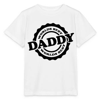 Worlds Best Daddy - Stanley/Stella MINI CREATOR Kids’ T-Shirt - white - Front - Maike (125cm)