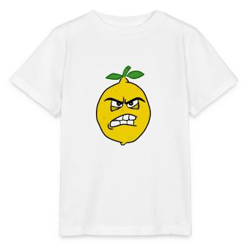 I am sour lemon - Stanley/Stella MINI CREATOR Kids’ T-Shirt - white - Front - Maike (125cm)