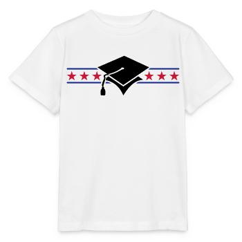 scholar hat / Gelehrtenhut (3c) - Stanley/Stella MINI CREATOR Kids’ T-Shirt - white - Front - Maike (125cm)