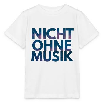 NICHT OHNE MUSIK - Stanley/Stella Kinder T-Shirt MINI CREATOR  - Weiß - Vorne - Maike (125cm)