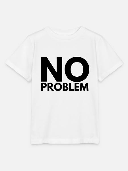 No Problem - Stanley/Stella Kinder T-Shirt MINI CREATOR  - Weiß