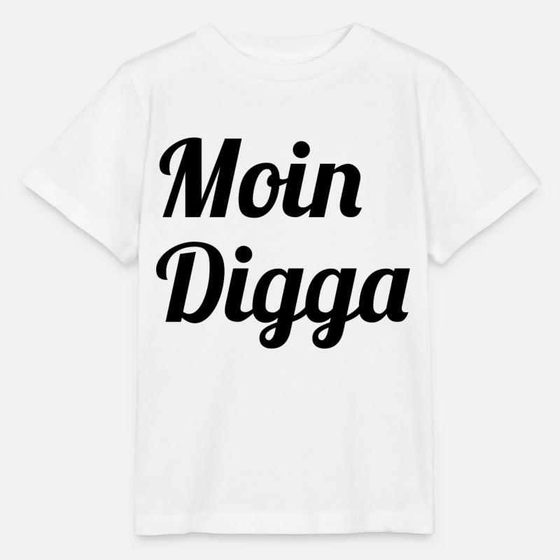 Moin Digga - Stanley/Stella Kinder T-Shirt MINI CREATOR  - Weiß