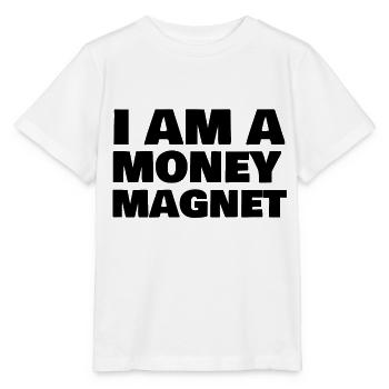Money Magnet - Stanley/Stella Kinder T-Shirt MINI CREATOR  - Weiß - Vorne - Maike (125cm)